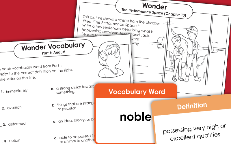 book wonder Worksheets