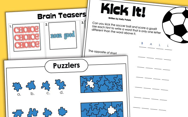 6 Brain Games & Logic Puzzles To Get Kids ThinkingAdults Too!