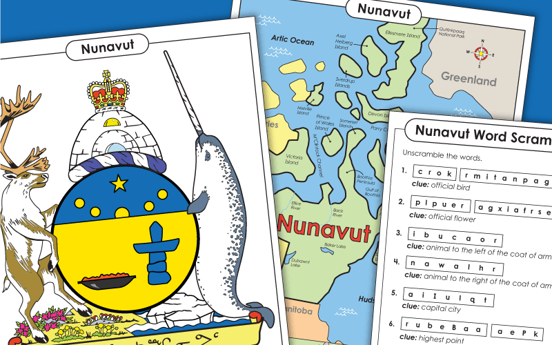 Nunavut Worksheets