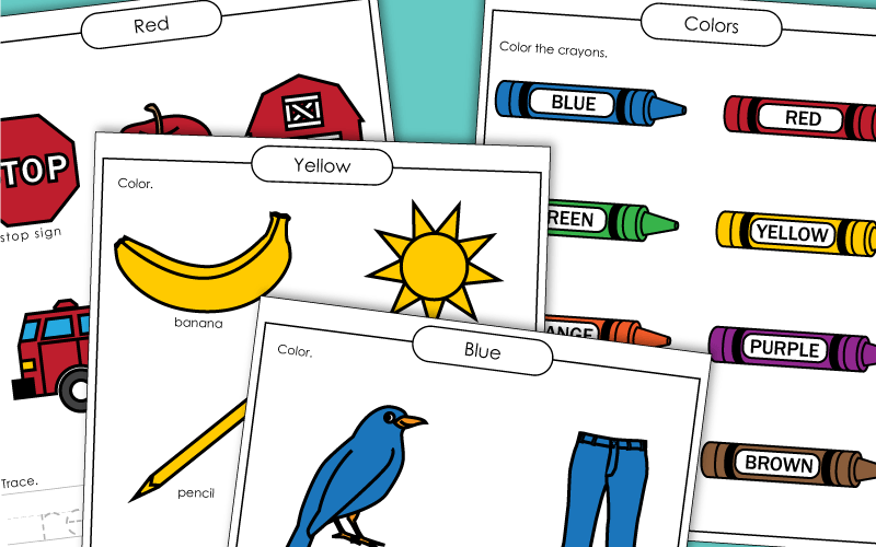 Colors Worksheets