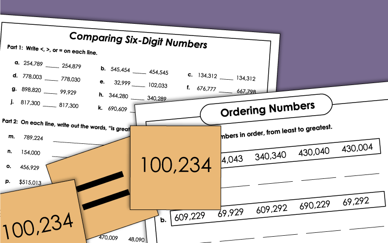 comparing-6-digit-numbers-worksheets