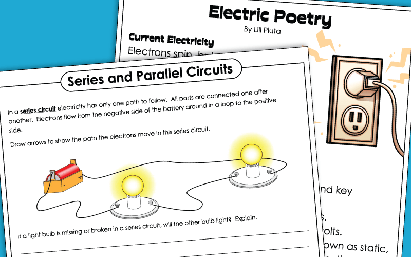 electricity worksheets