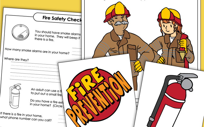 Fire Prevention Worksheets