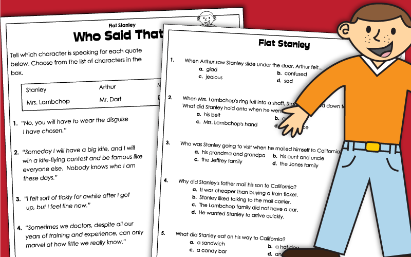 Flat Stanley Worksheets