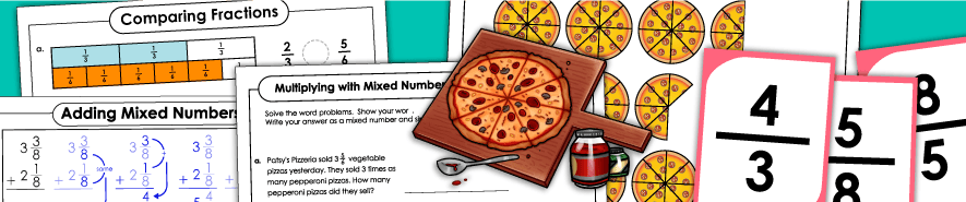 Fraction Worksheets