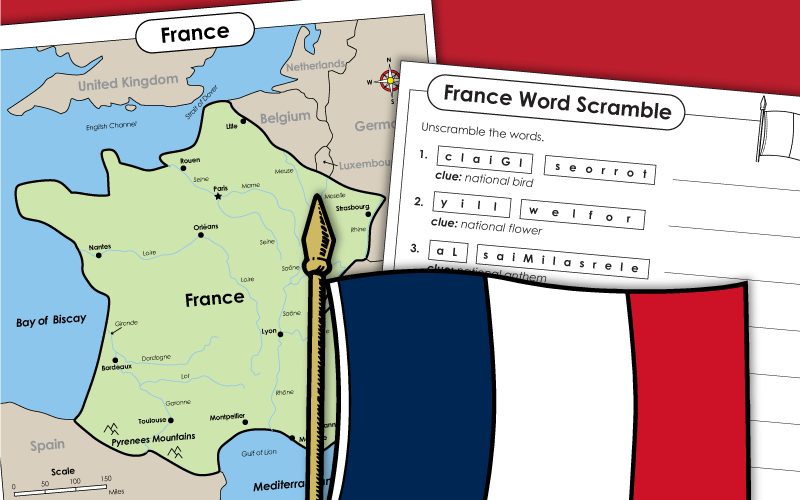 France Worksheets France Worksheets