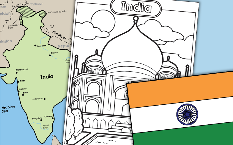 India Worksheets