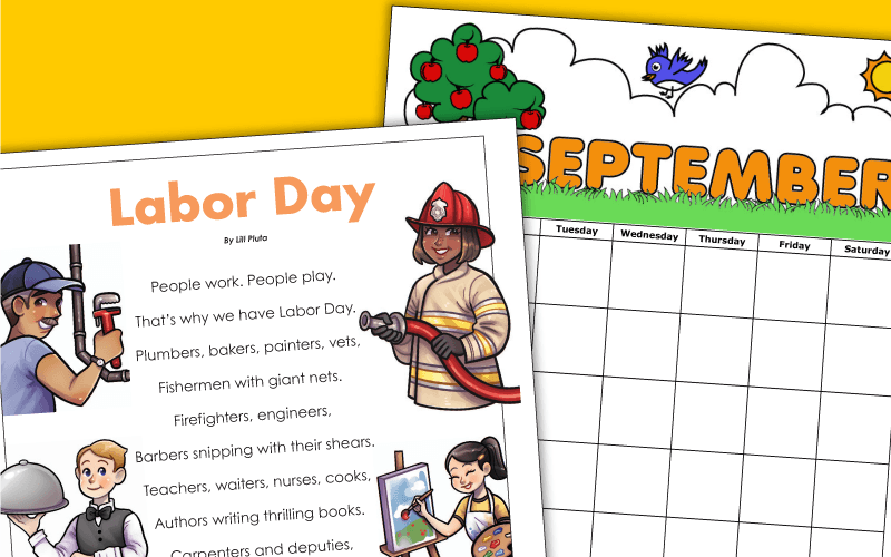 Labor Day Worksheets