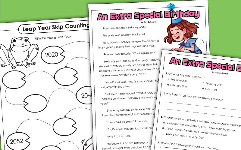 Leap Year - Leap Day Worksheets