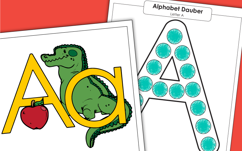 letter a learn Worksheets