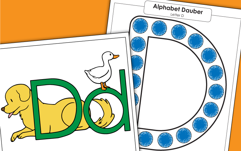 Letter D Worksheets Letter D Worksheets
