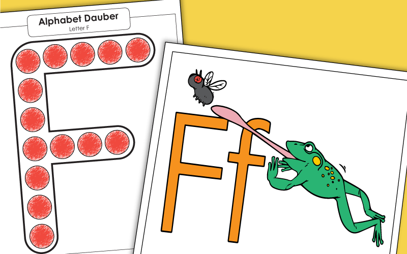 Letter F Worksheets