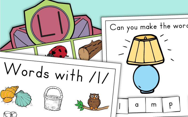 Phonics Worksheets - Letter L