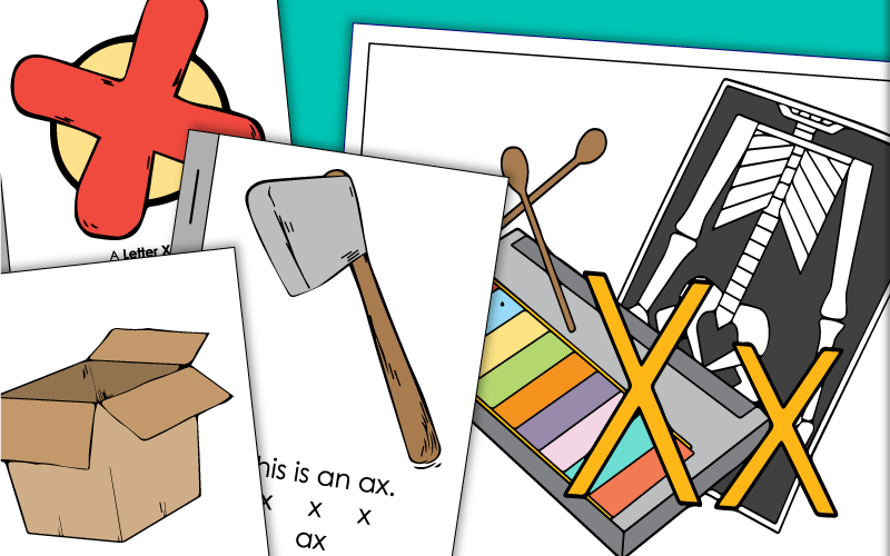 Phonics Worksheets - Letter X Phonics Worksheets - Letter X