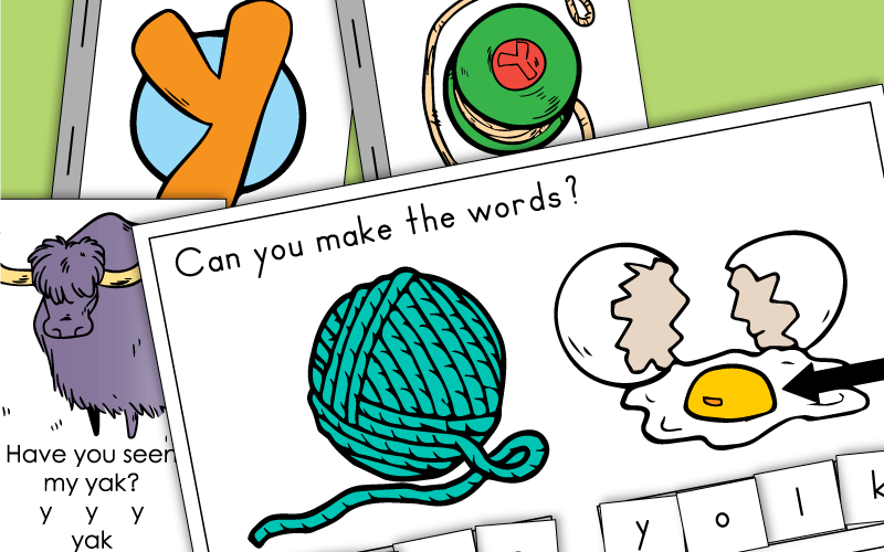Letter Y - Phonics Worksheets Letter Y - Phonics Worksheets