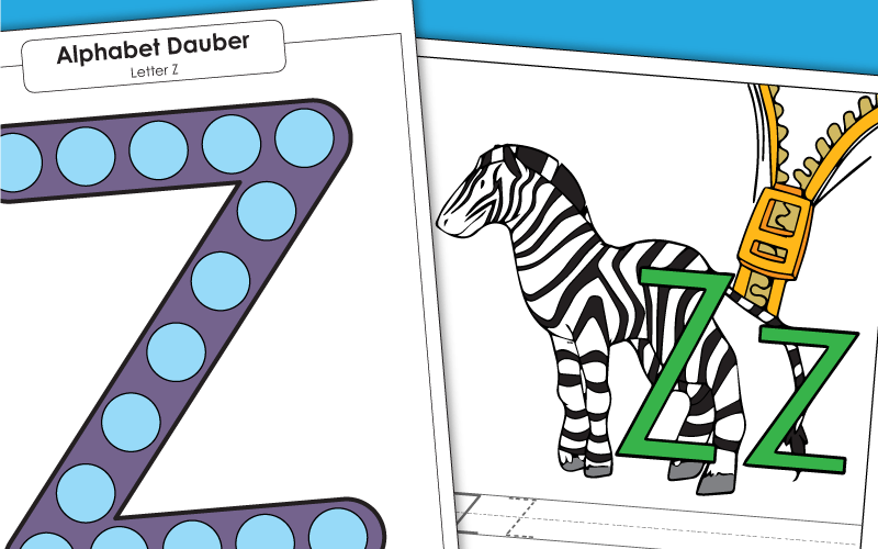 Phonics Worksheets - Letter Z Phonics Worksheets - Letter Z