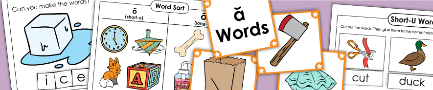 Phonics - Vowel Sounds Worksheets Phonics - Vowel Sounds Worksheets
