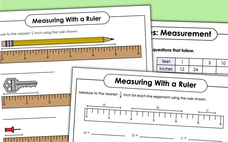 Reading A Standard Ruler Worksheet Worksheets For Kindergarten