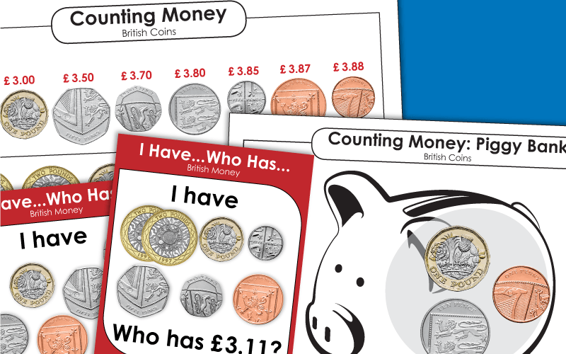 UK Money Worksheets