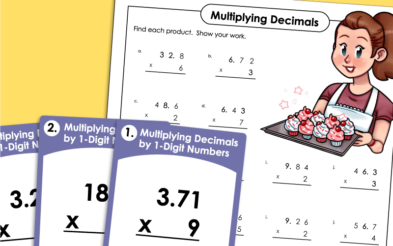 multiplying decimals worksheets