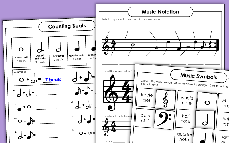 Music Worksheets