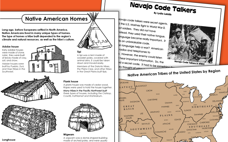 Worksheets - Native American History and Culture
