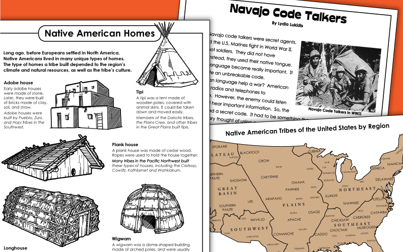 Free Native American Worksheets 2nd Grade