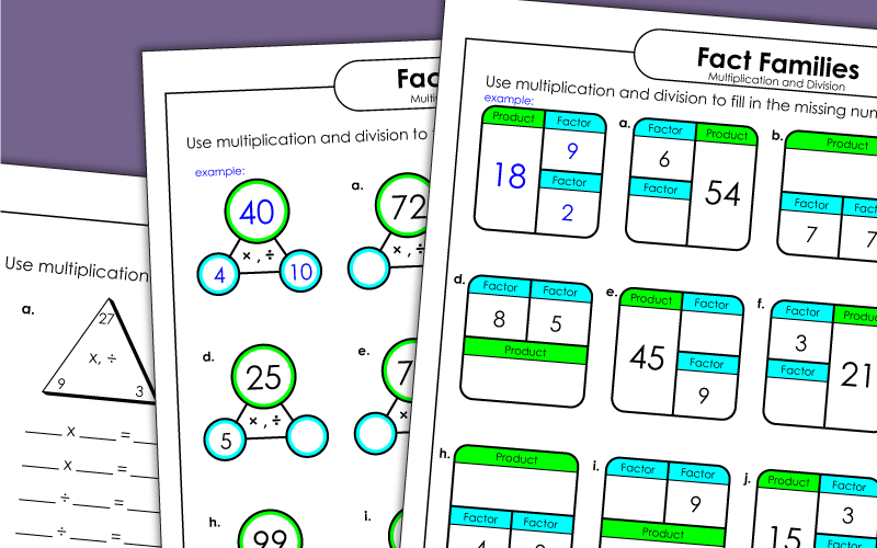 Multiplication and Division. Multiplication and Division fact Families. Multiplication and Division Worksheets. Multiplication and Division picture.