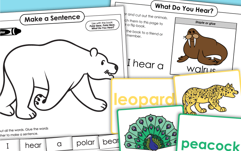 Polar Bear, Polar Bear, What Do You Hear? (Worksheets)