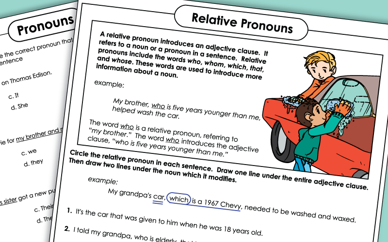 super teacher worksheets pronouns