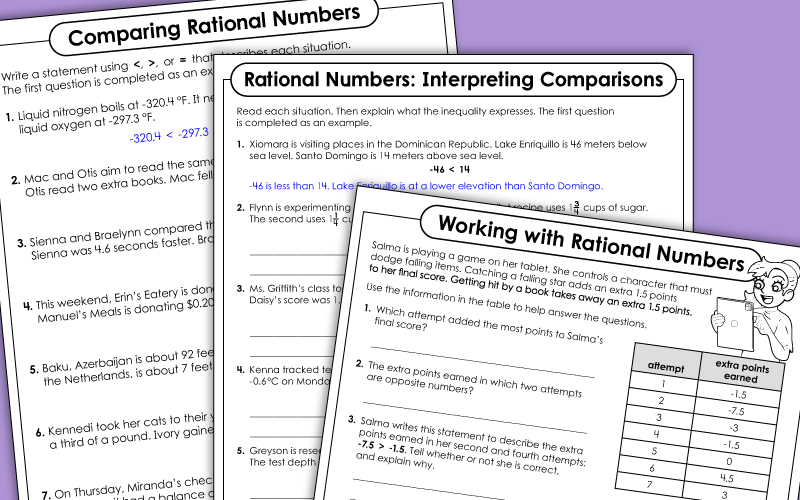 rational numbers Worksheets rational numbers Worksheets