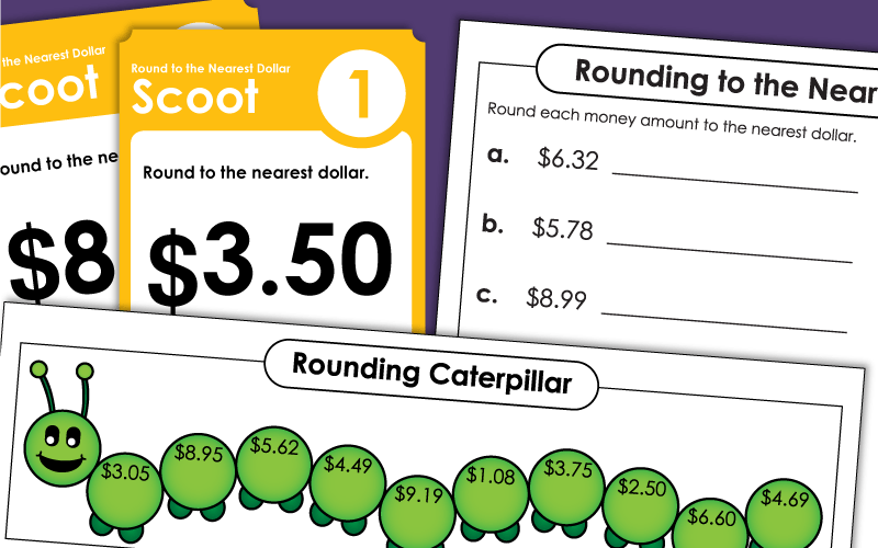 Rounding Money Worksheets