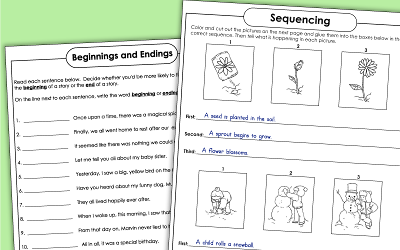 Sequencing Worksheets