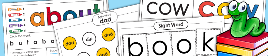 Sight Words Printable Worksheets Sight Words Printable Worksheets