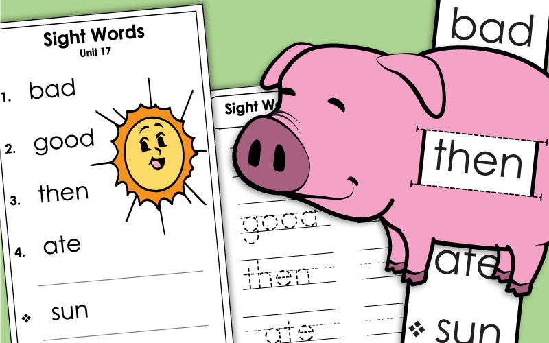 Sight Words Worksheets - Unit 17 Sight Words Worksheets - Unit 17