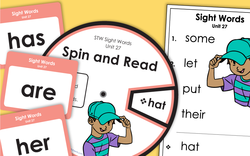 Sight Words Worksheets - Unit 27 Sight Words Worksheets - Unit 27