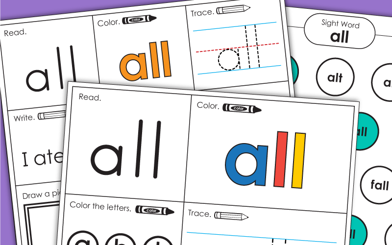 Sight Word: all