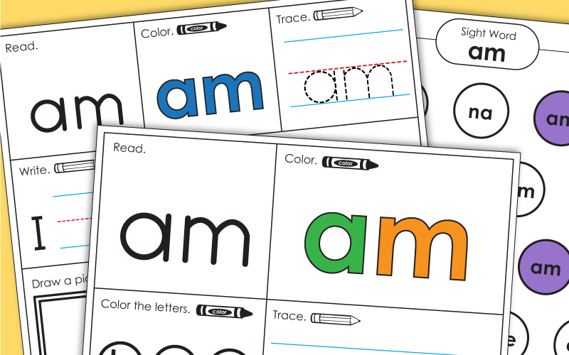 Sight Word: am