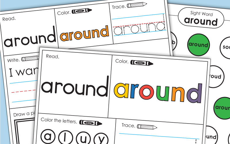 Sight Word: around