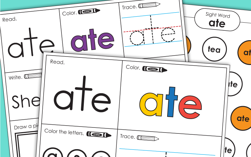 Sight Word: ate