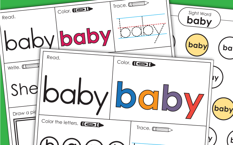 Sight Word: baby