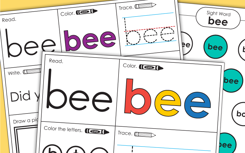 Sight Word: bee