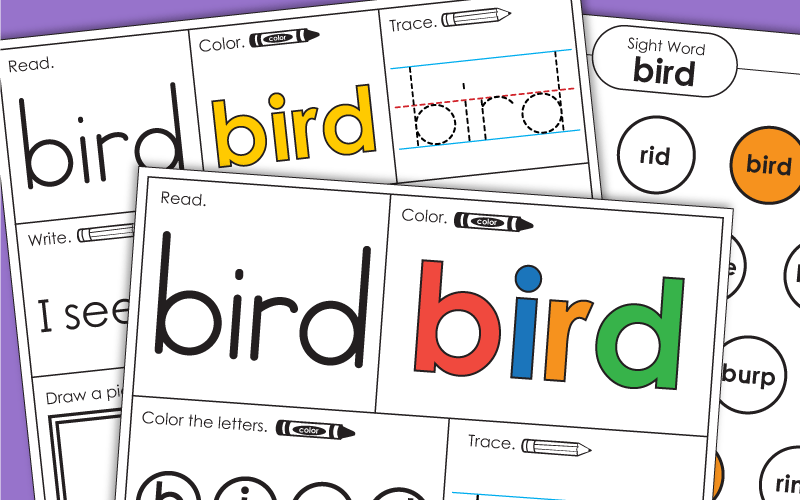 Sight Word: bird