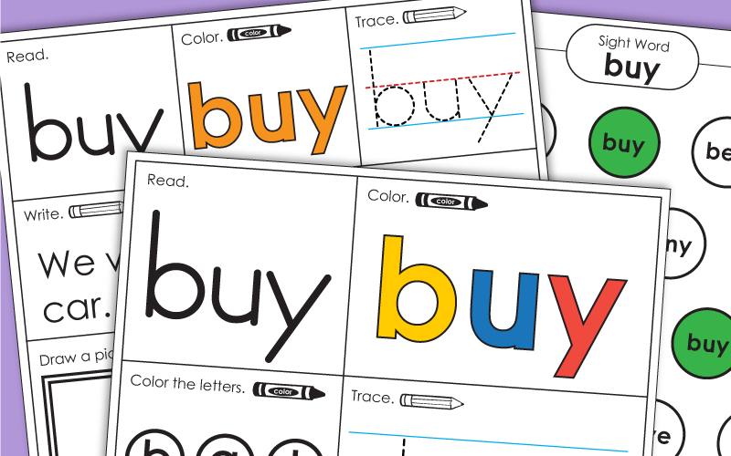 Sight Word: buy