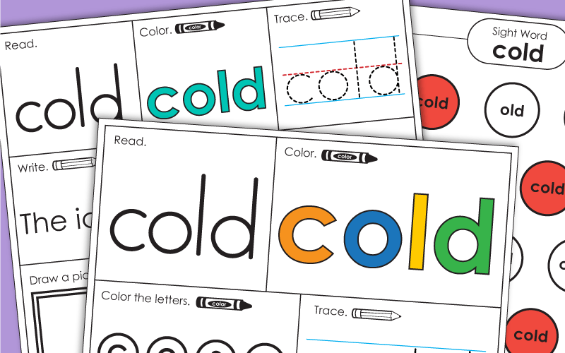 Sight Word: cold