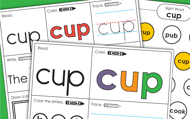 Sight Word: cup