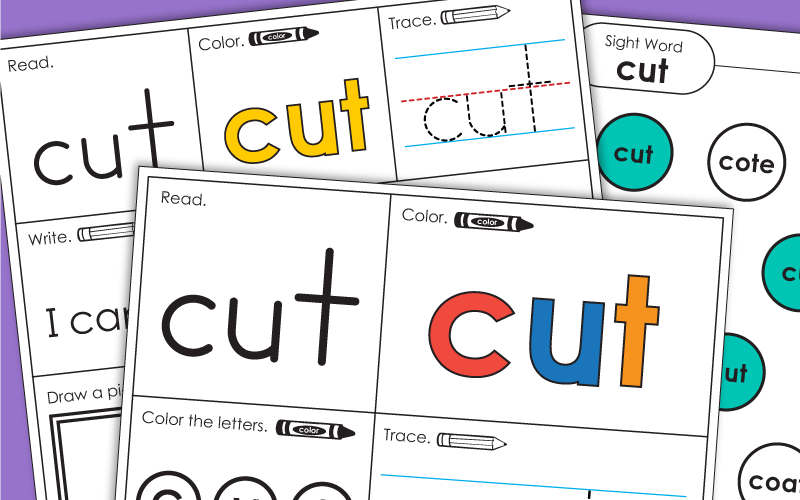 Sight Word: cut