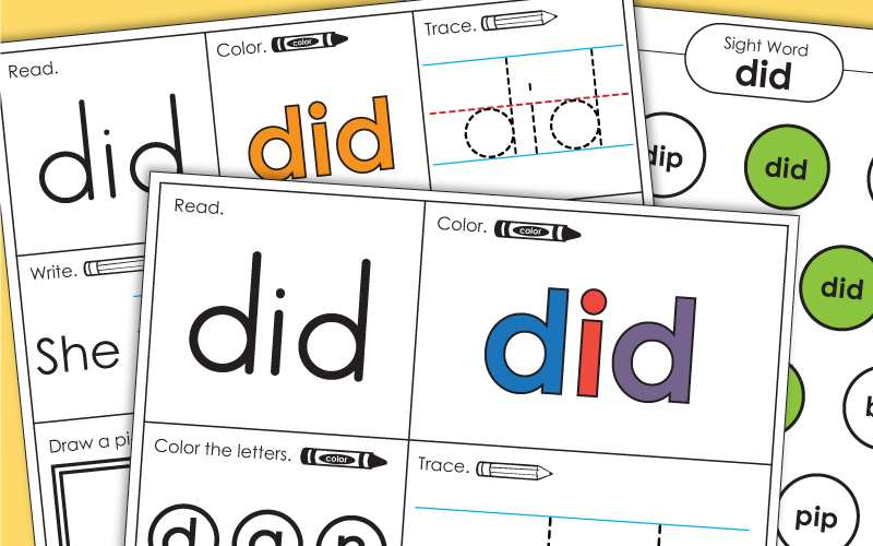 Sight Word: did