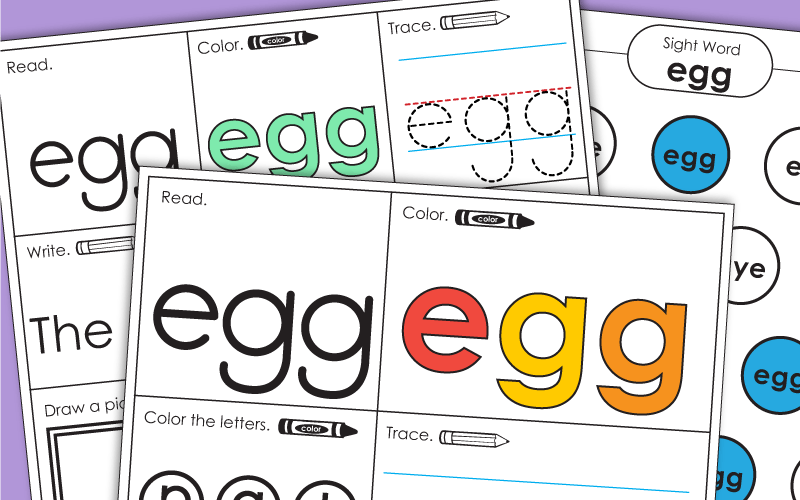 Sight Word: egg