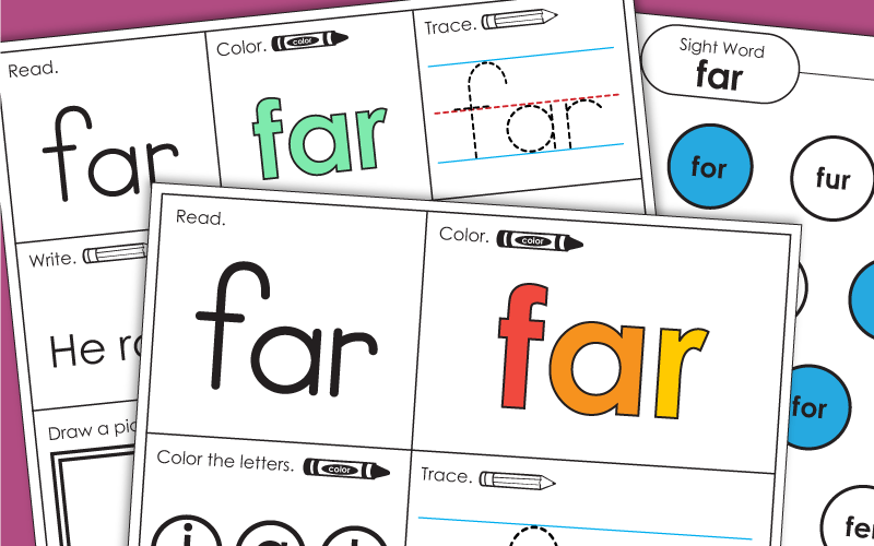 Sight Word: far